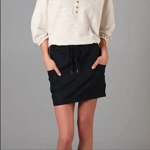 Marc by Marc Jacobs linen wool blend mini skirt